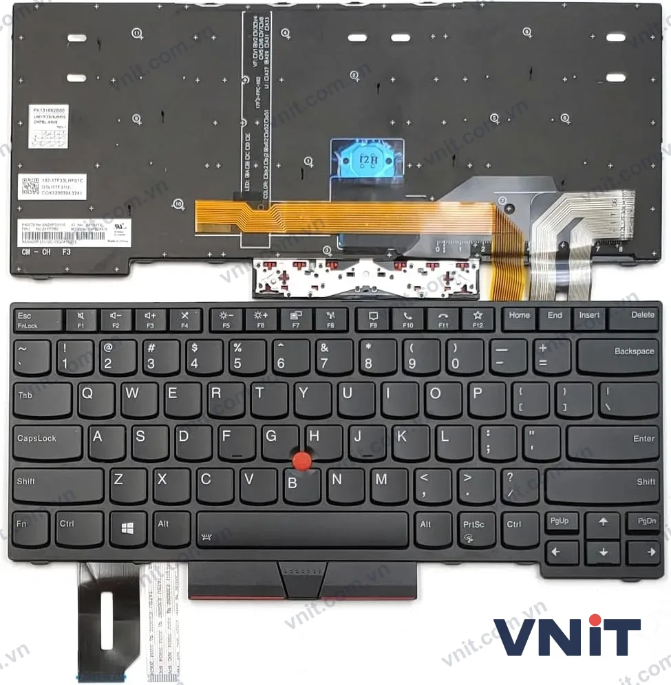 Bàn phím Laptop Lenovo Thinkpad T14 Gen 1, T14 Gen 2, P14s Gen 1, P14s Gen 2 (Có đèn nền)