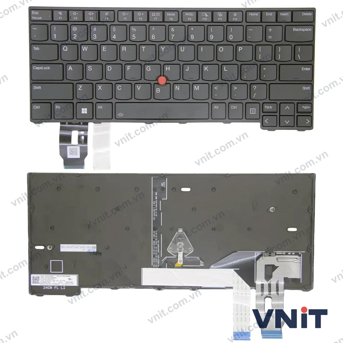 Bàn phím Laptop Lenovo Thinkpad T14 Gen 6, L14 Gen 6, P14s Gen 6 (Có đèn nền)