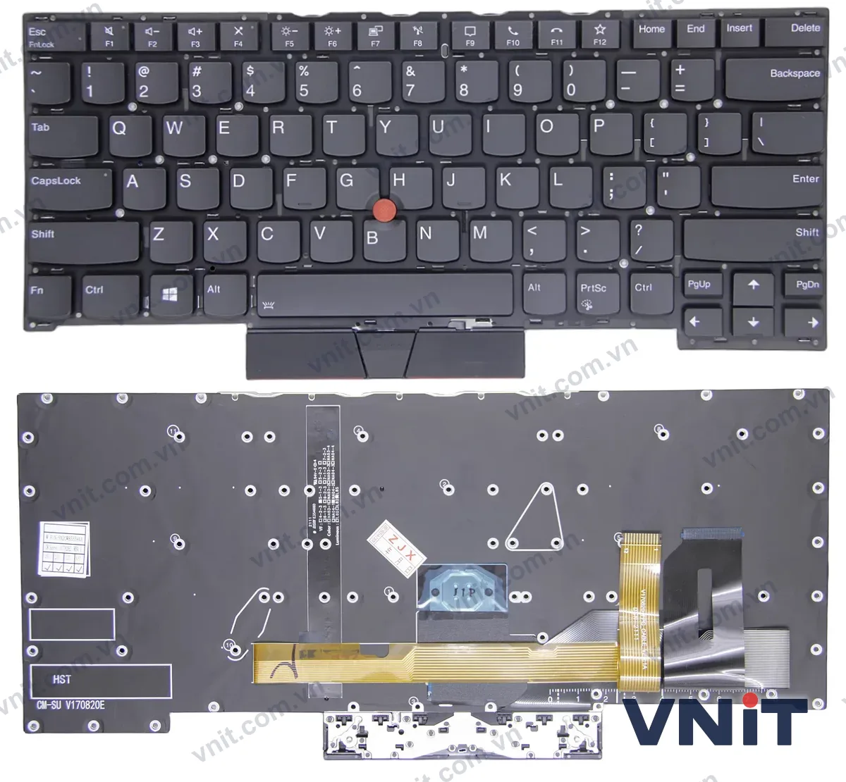 Bàn phím Laptop Lenovo Thinkpad T14s Gen 1, P1 Gen 3, X1 Extreme 3th Gen (Có đèn nền)