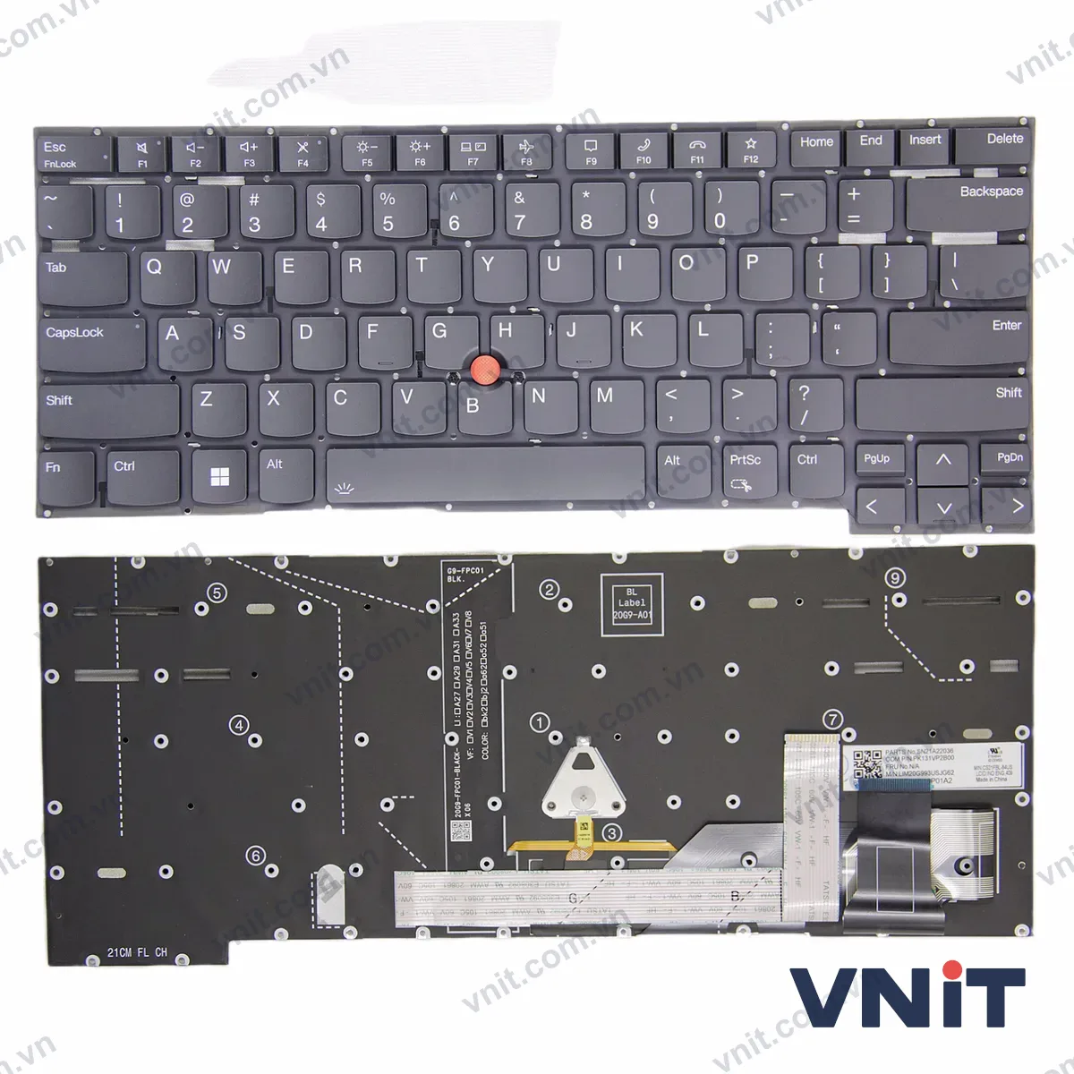 Bàn phím Laptop Lenovo Thinkpad T14s Gen 2, P1 Gen 4 Gen 5 Gen 6, X1 Extreme 4th Gen 5th Gen (Có đèn nền)