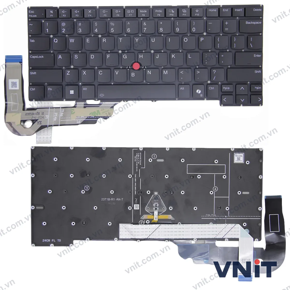 Bàn phím Laptop Lenovo Thinkpad T14s Gen 5, T14s Gen 6, P1 Gen 7, AI (Có đèn nền)