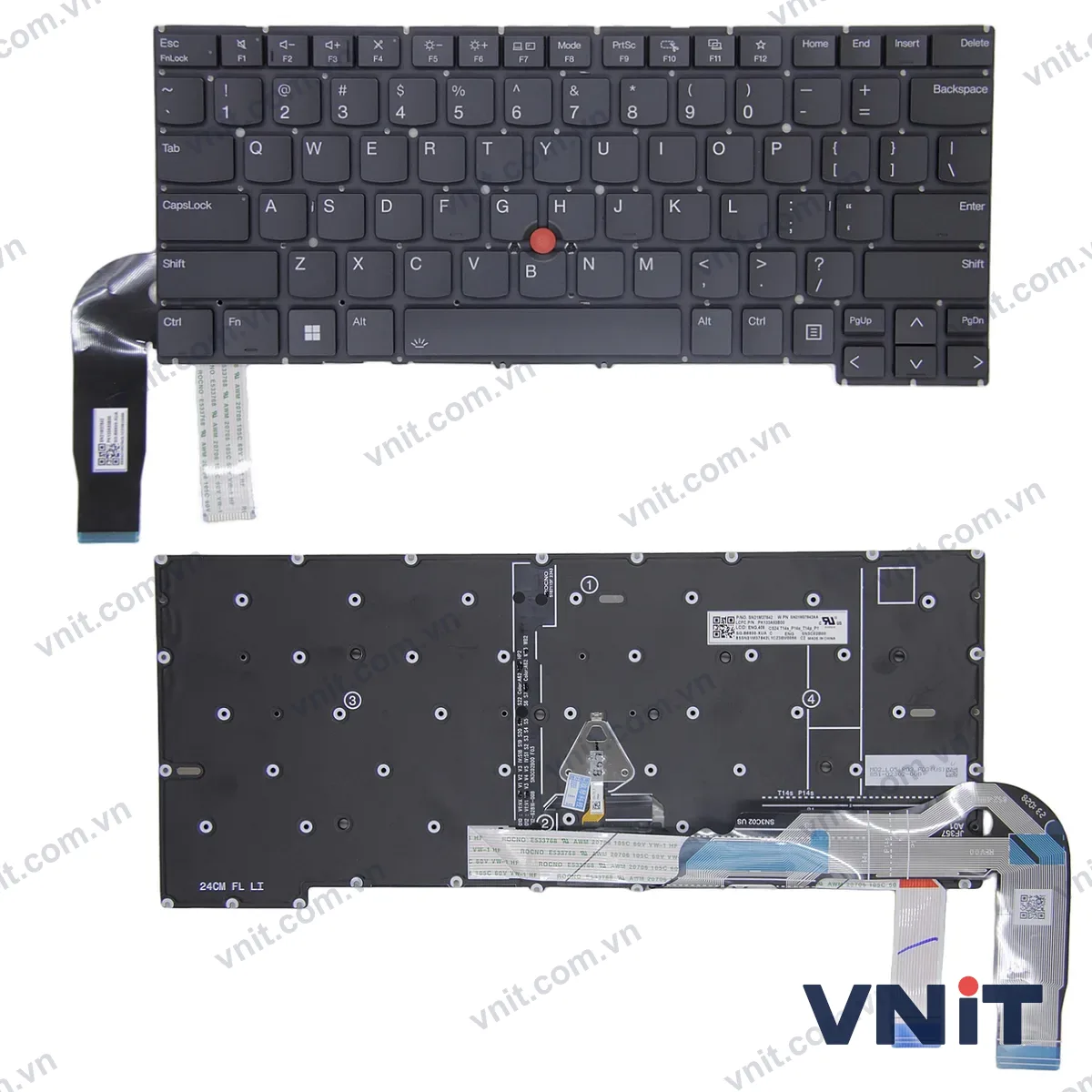 Bàn phím Laptop Lenovo Thinkpad T14s Gen 5, T14s Gen 6, P1 Gen 7 (Có đèn nền)