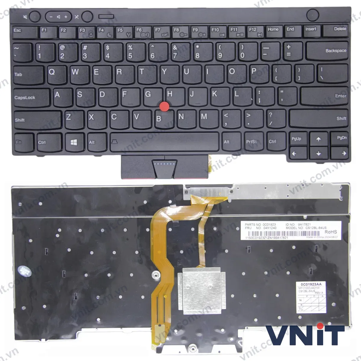 Bàn phím Laptop Lenovo thinkpad T430S, T430, X230, X230I, T530, W530, L430, L530, trackpoint