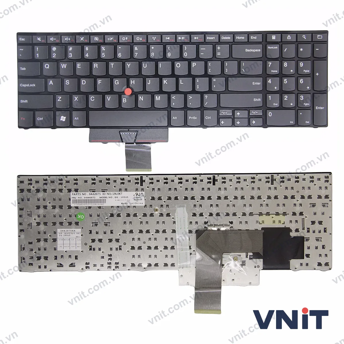 Bàn phím Laptop Lenovo thinkpad Thinkpad E520 E525 trackpoint OEM