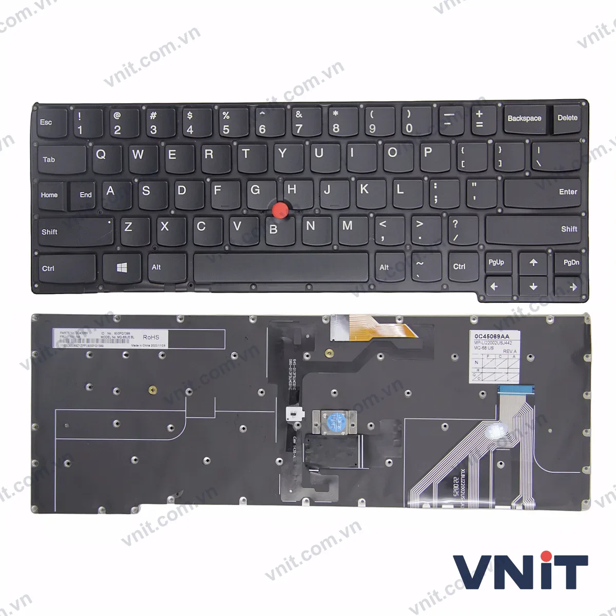 Bàn phím Laptop Lenovo thinkpad X1 Carbon 2nd Gen 2014 high copy (Có đèn nền)