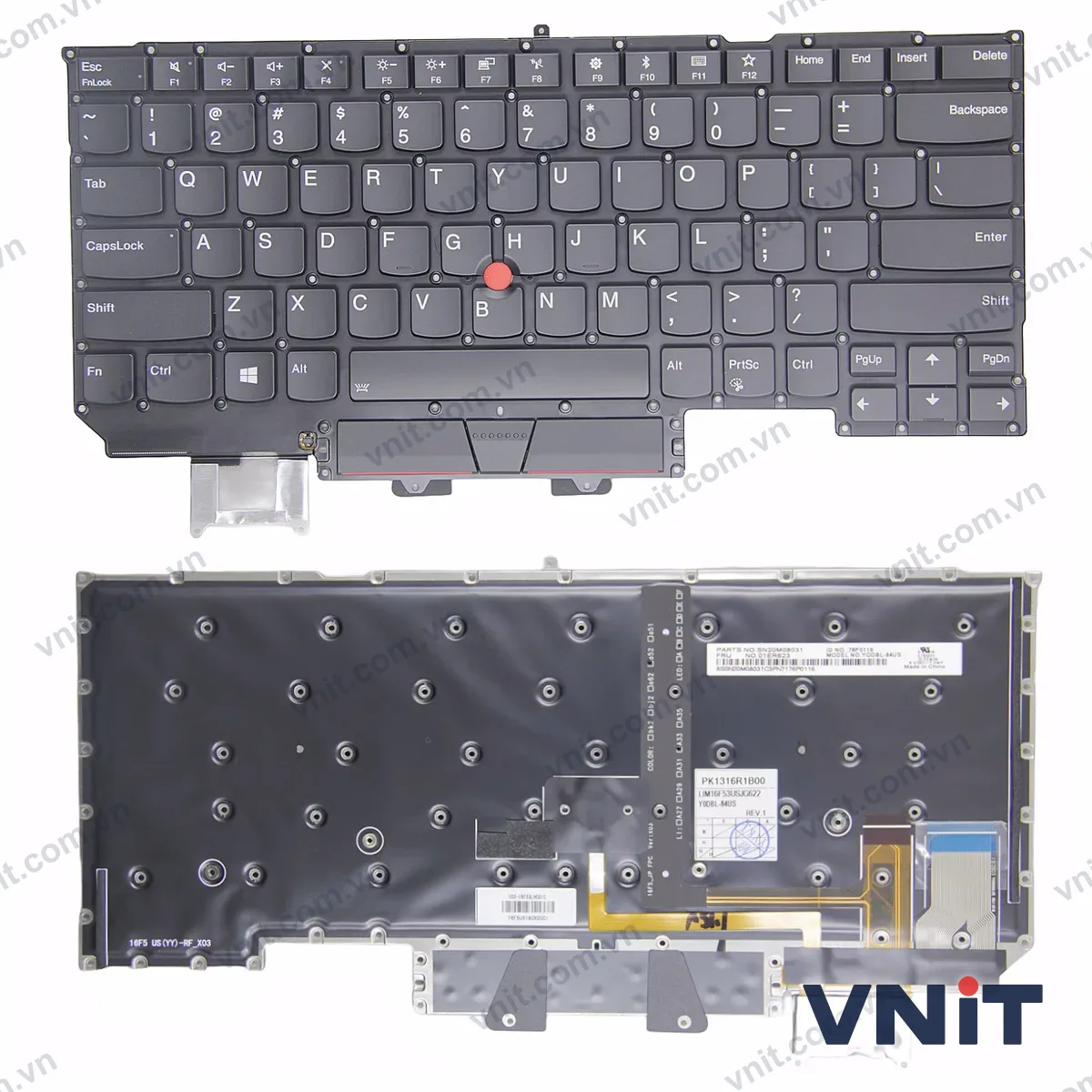 Bàn phím Laptop Lenovo thinkpad X1 Carbon 5th Gen 5 2017, X1 Carbon 6th Gen 2018 (Có đèn nền)
