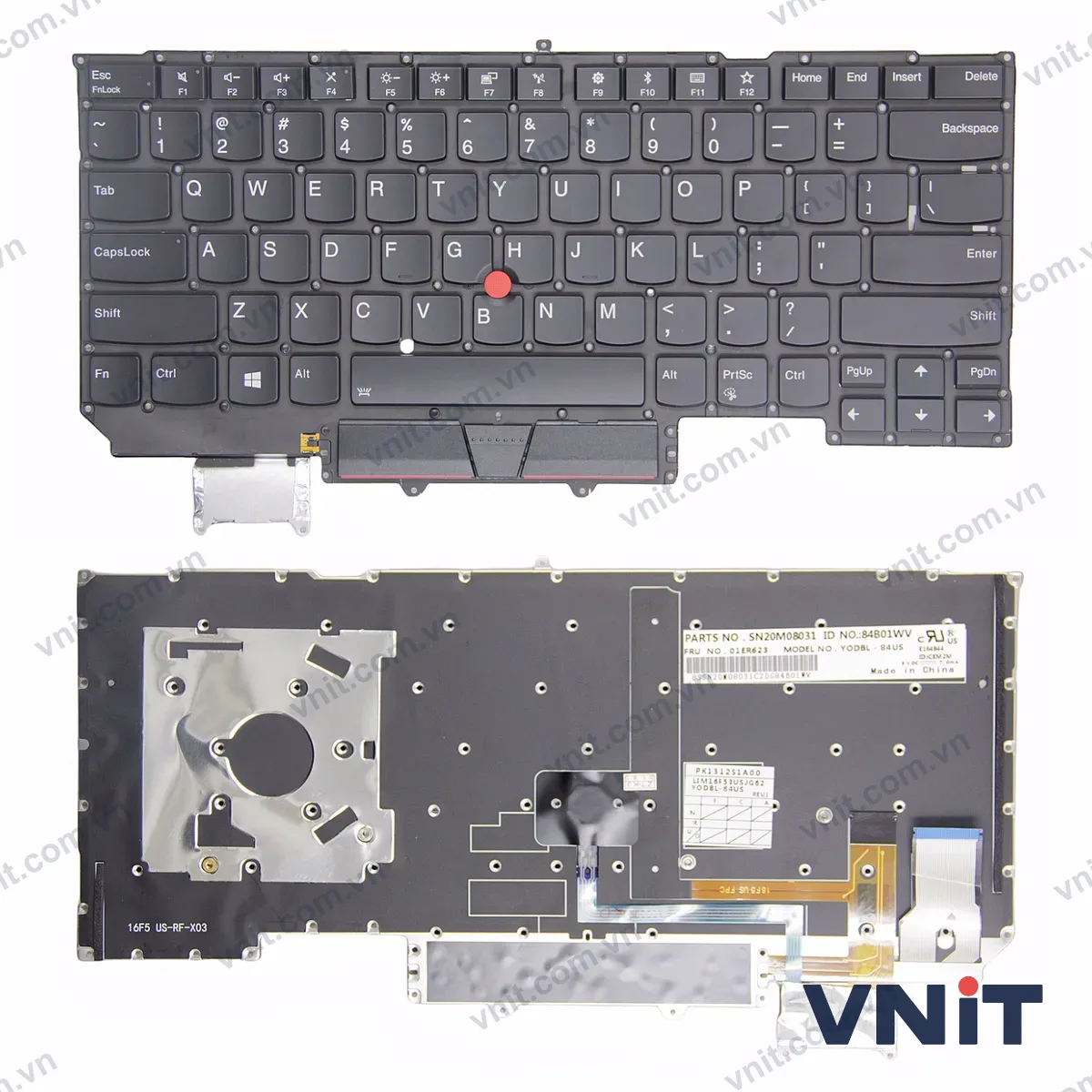 Bàn phím Laptop Lenovo thinkpad X1 Carbon 5th Gen 5 2017, X1 Carbon 6th Gen 2018 high copy (Có đèn nền)