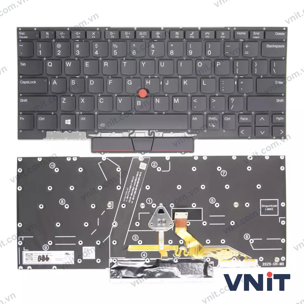 Bàn phím Laptop Lenovo thinkpad X1 nano Gen 2 Gen 3 (Có đèn nền)