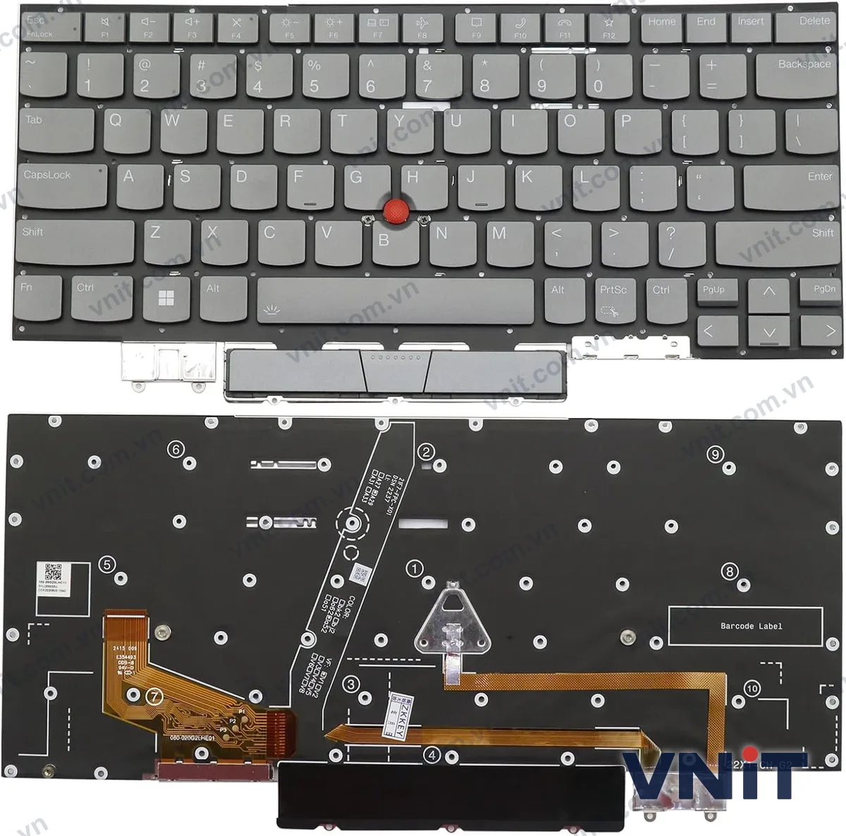 Bàn phím Laptop Lenovo Thinkpad X1 yoga 6th Gen 2021 (Có đèn nền)