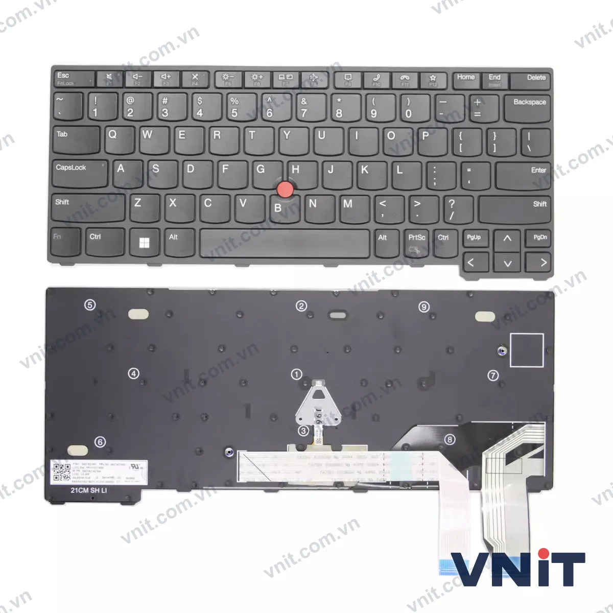 Bàn phím Laptop Lenovo thinkpad X13 Gen 2, S2 Gen 7