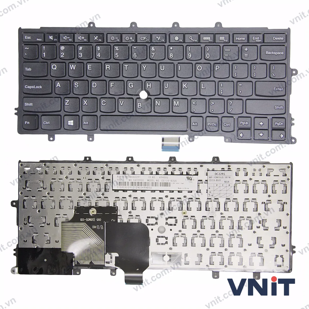 Bàn phím Laptop Lenovo thinkpad X230S X240 X250 X260 X270 no trackpoint