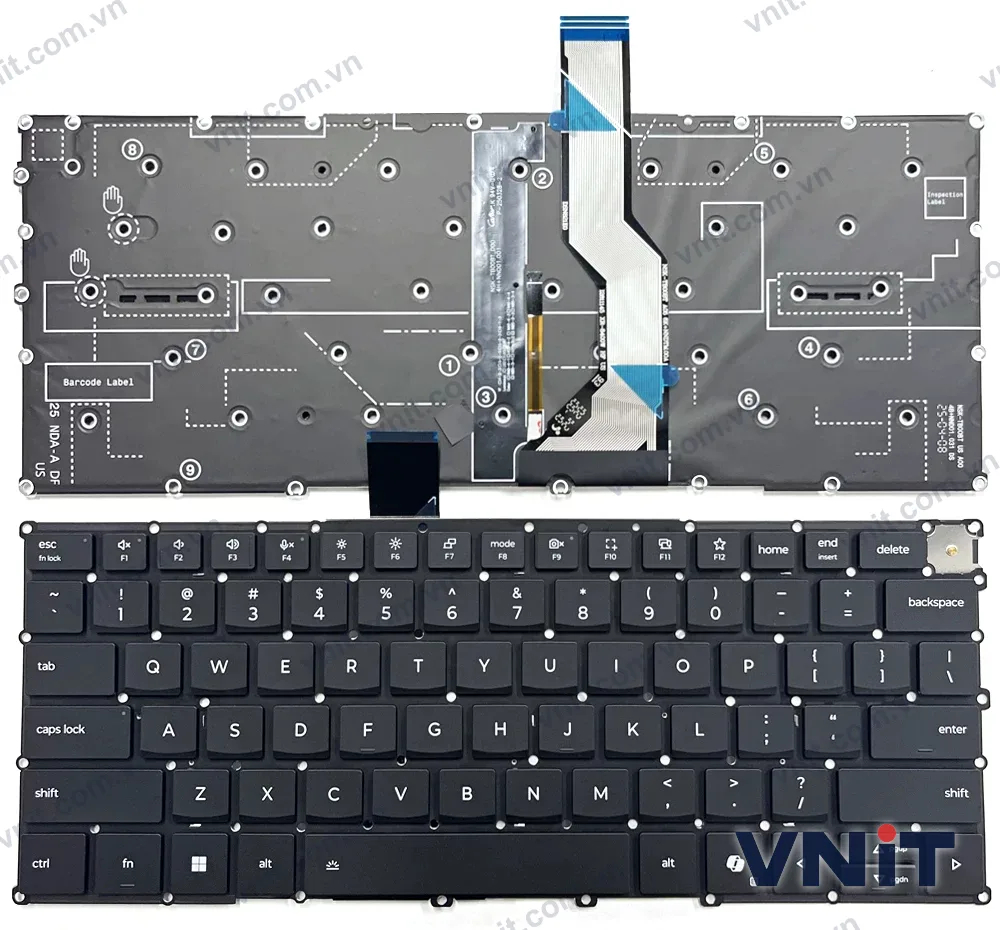 Bàn phím Laptop Lenovo ThinkPad X9-14 Gen 1 (Type 21QA, 21QB) (Có đèn nền)