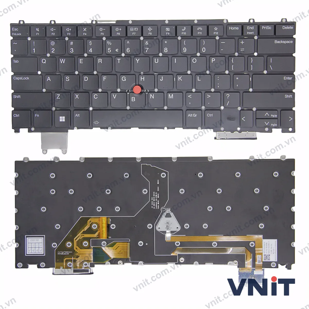 Bàn phím Laptop Lenovo Thinkpad Z16 Gen 1 Gen 2 (Có đèn nền) (Màu đen)