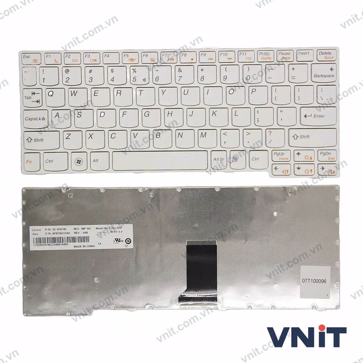 Bàn phím Laptop Lenovo U160 U165 S205 (Màu trắng)