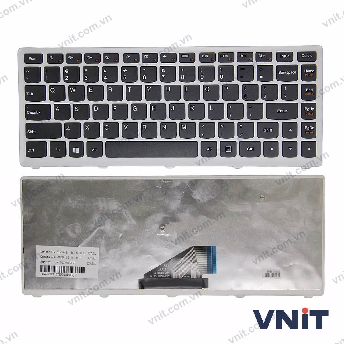 Bàn phím Laptop Lenovo U310 frame (Màu trắng)