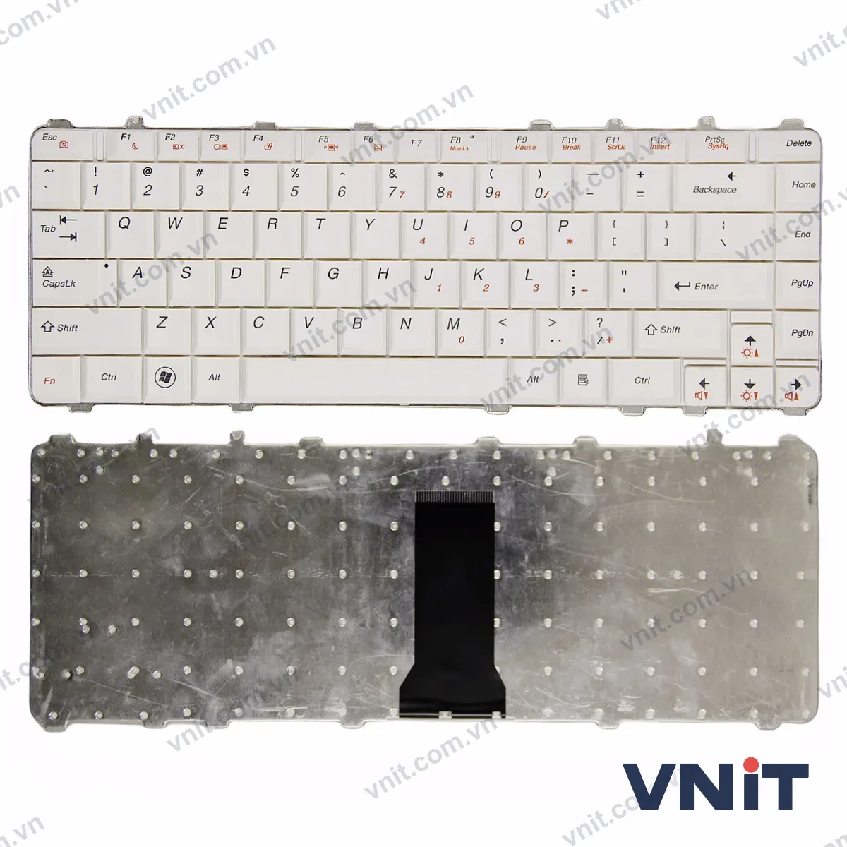 Bàn phím Laptop Lenovo Y450 Y550 V460 B460 Y460 20020 Y560 Y460 (Màu trắng)
