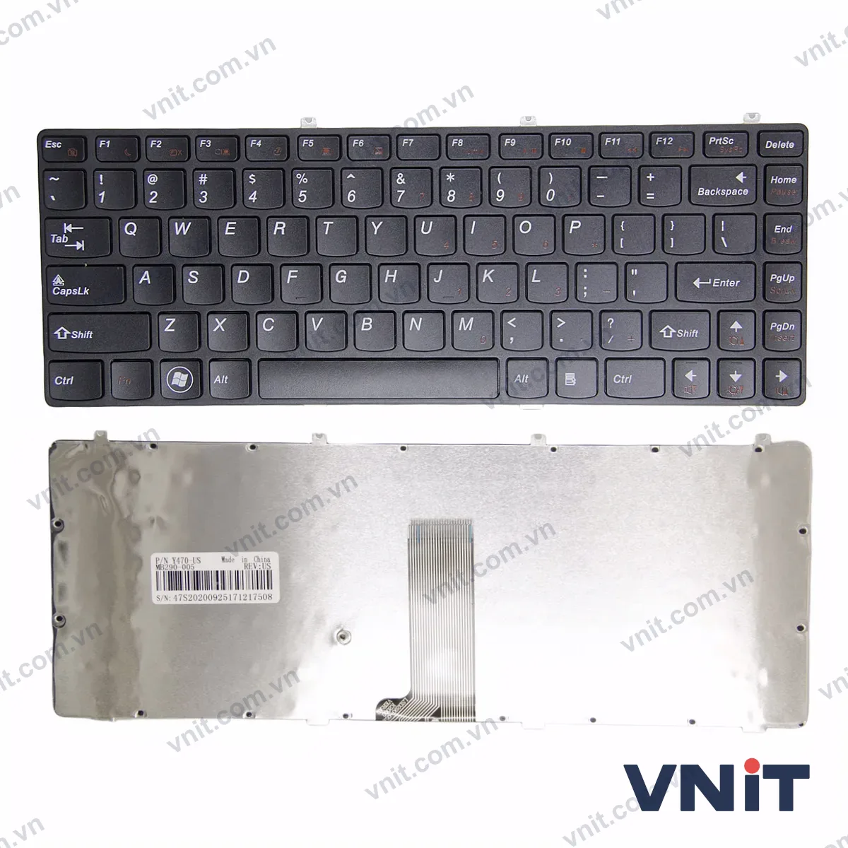 Bàn phím Laptop Lenovo Y470 Y475 OEM