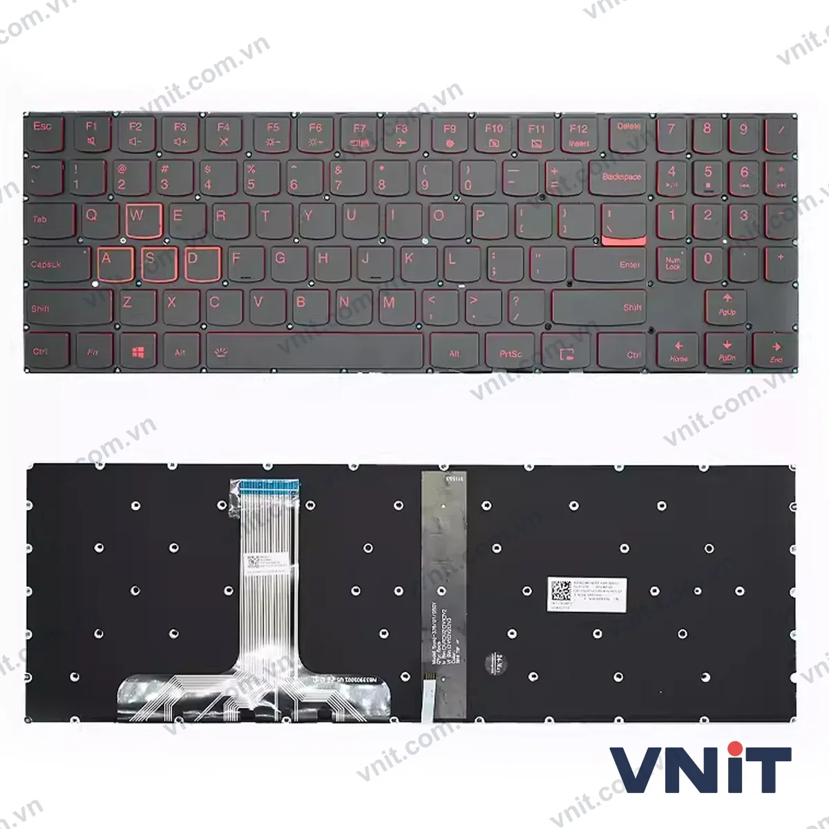 Bàn phím Laptop Lenovo Y7000P, Y7000, Y530-15ICH, Y540-15IRH, Y540-17IRH, OEM (Có đèn nền) (Màu đỏ)