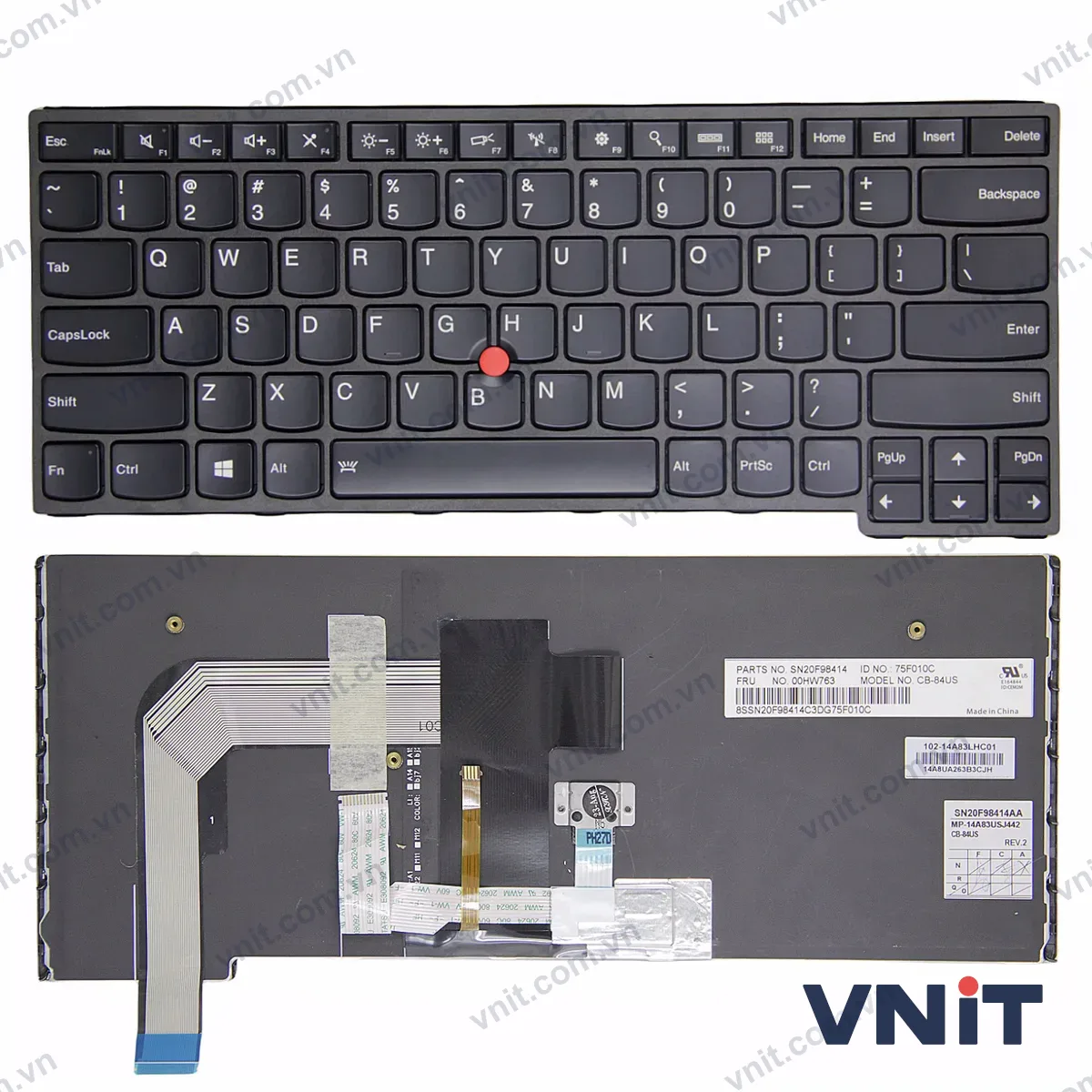 Bàn phím Laptop Lenovo yoga 14 S3 P40 (Có đèn nền)