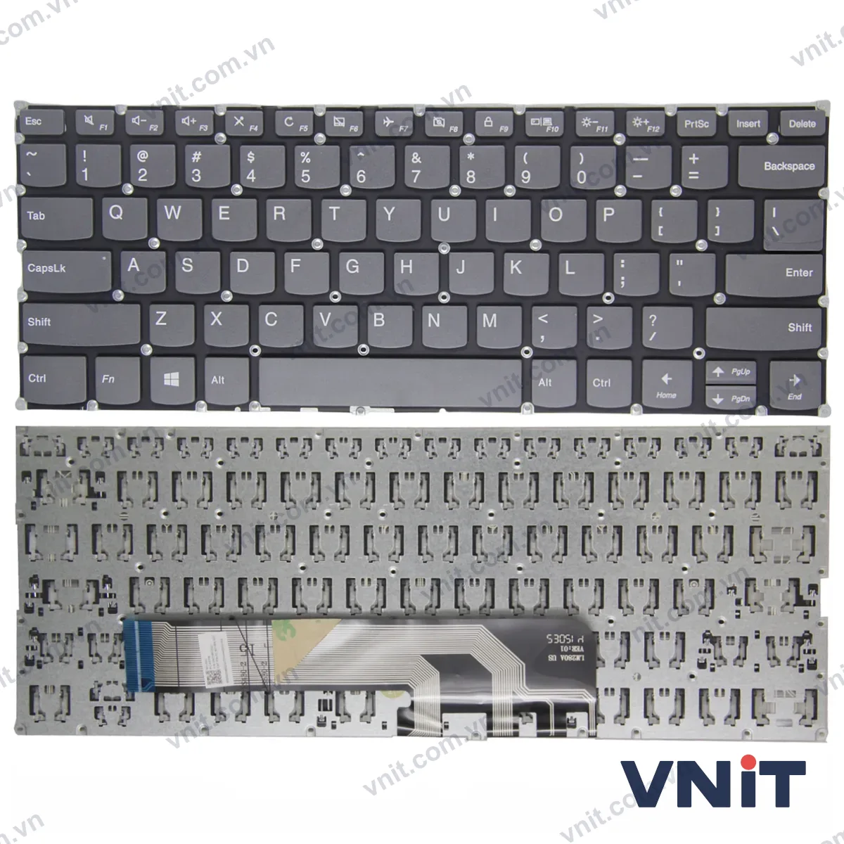 Bàn phím Laptop Lenovo yoga 6-13ARE05, 6-13ALC6, V340-14IIL, V340-14IML, OEM (Màu xám)