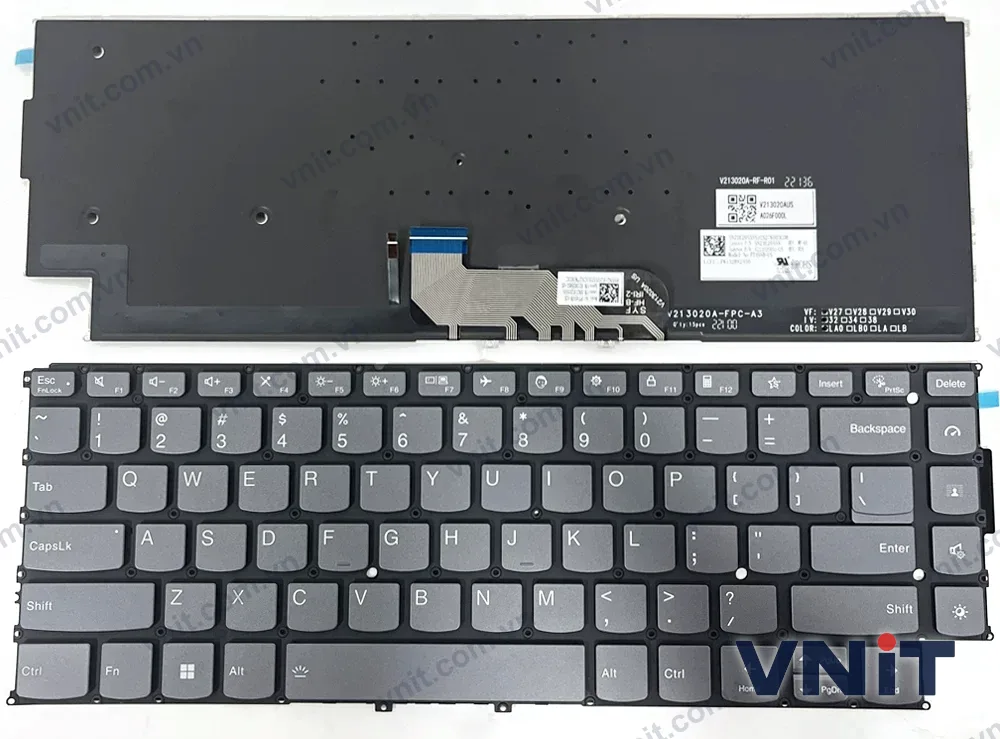 Bàn phím Laptop Lenovo yoga 9 14IAP7 14IRP8, yoga 9i 14IAP7 14IRP8 (Có đèn nền) (Màu đen)