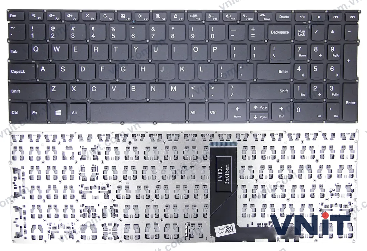 Bàn phím Laptop Lenovo yoga C740-15IML, C940-15IRH, S740-15IRH, yoga 9 15IMH5, call OEM (Màu đen)