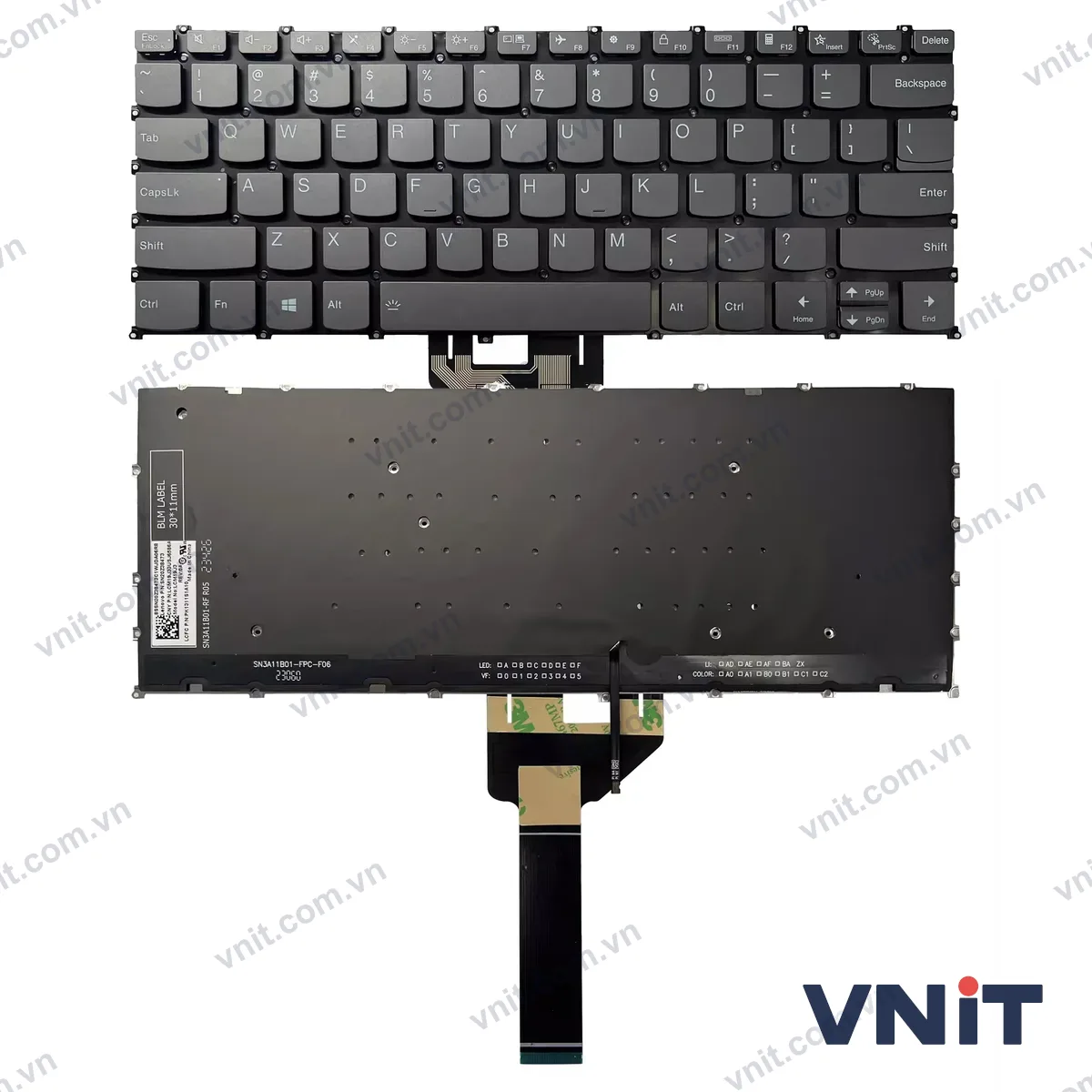 Bàn phím Laptop Lenovo yoga Slim 6 14IAP8, yoga Slim 6 14IRP8, yoga Slim 6 14APU8, Yoga Slim 6 14IRH8 (Có đèn nền)
