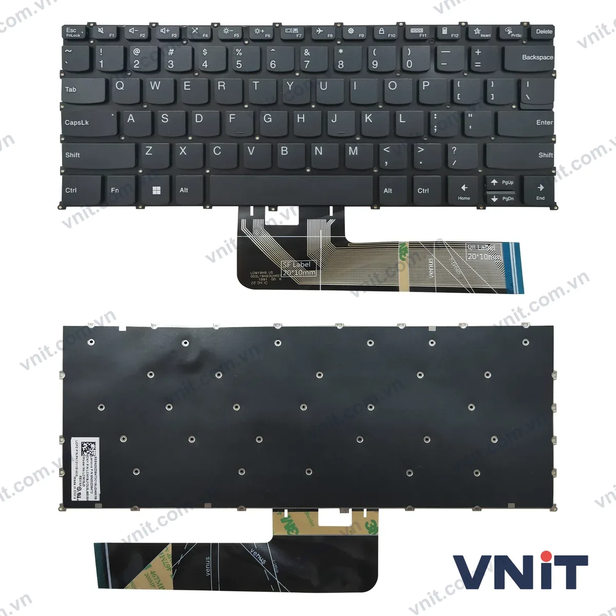 Bàn phím Laptop Lenovo zhaoyang X3-14IRU, X3-14IAP (Màu đen)