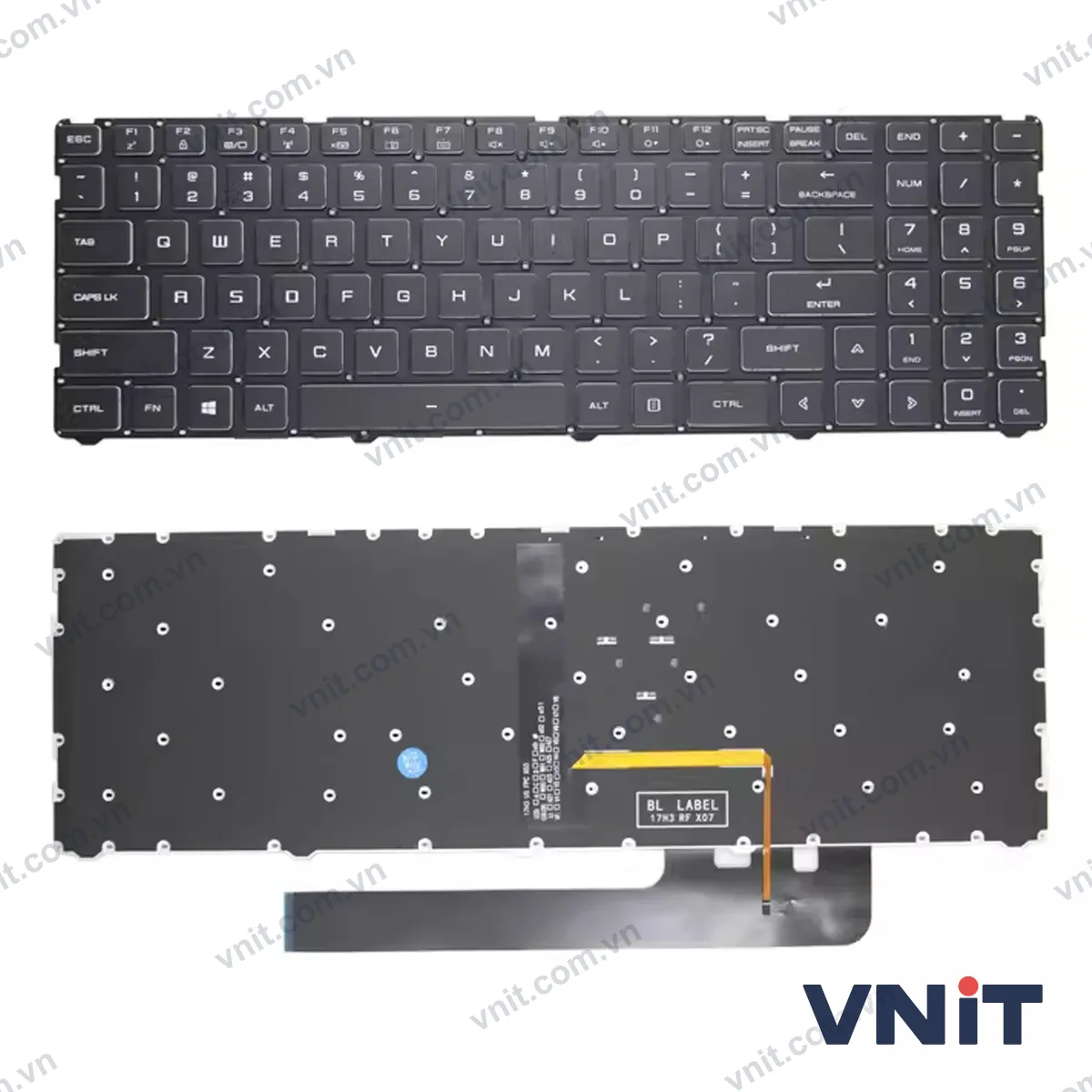 Bàn phím Laptop Mechanical Revolution Z2AIR Z2AIR-S Z3Air PRO S1PLUS long (Có đèn nền)