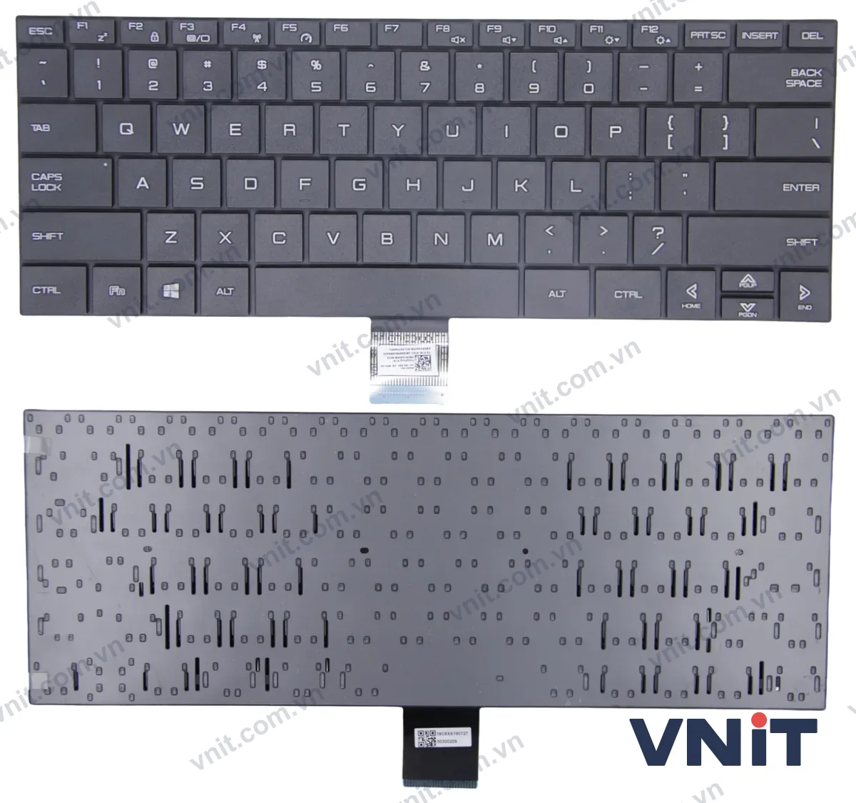 Bàn phím Laptop MECHREVO S1 Air S1 PRO S2 AIR, hasee U43E1, U45A1, 18C6 (Màu đen)