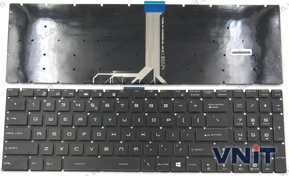 Bàn phím Laptop MSI GE63VR 7RE 7RF GE65 Raider GE73VR 7RE 7RF Raider GE73 Raider RGB 8RE 8RF MS-17C1 MS-17C5 GS63 Stealth 8RD 8RE GS73 8RD 8RE MS-17B7 per-key RGB
