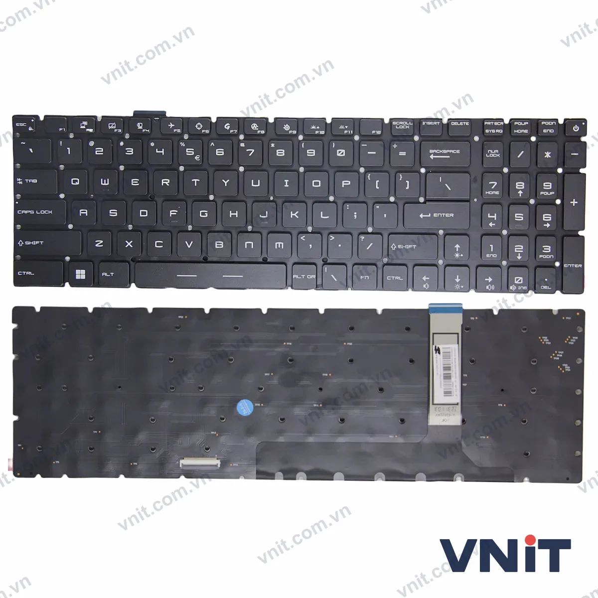 Bàn phím Laptop MSI GE76 GE77 Raider 10UE 10UG 10UH 11UE MS-17K3 GS76 Stealth 11UE GP76 GP77 Leopard 11UE RGB per-key (Có đèn nền)