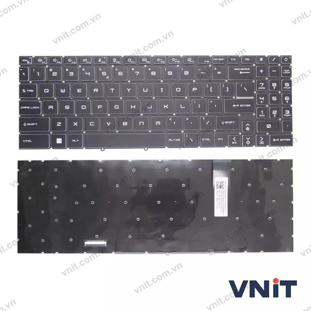 Bàn phím Laptop MSI Katana 17 B11U, B11UCX, MS-17L2, RGB (Có đèn nền)