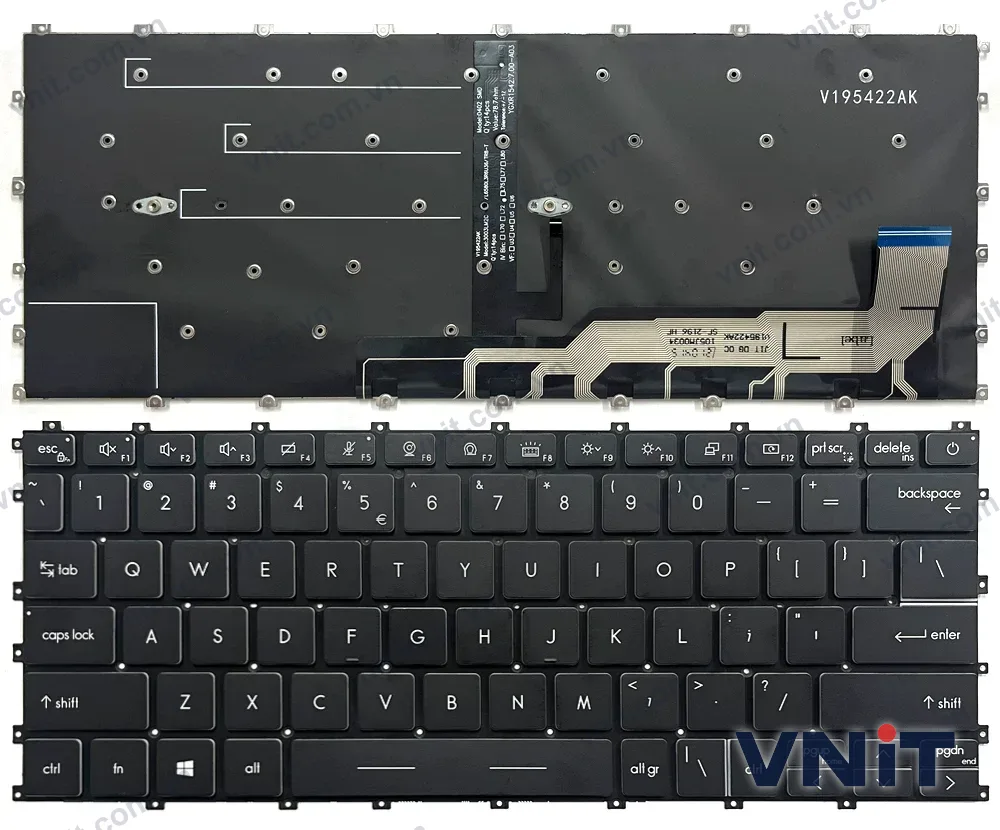 Bàn phím Laptop MSI Summit E13 Flip Evo A12MT A13MT A11MT (Có đèn nền)
