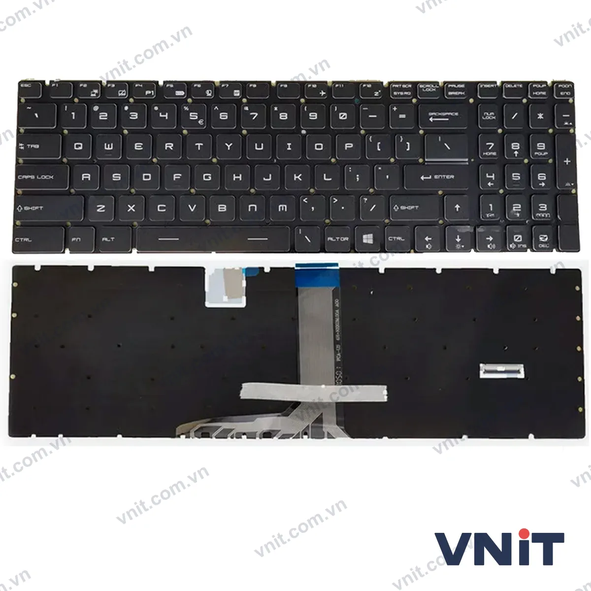 Bàn phím Laptop MSI WS60 2OJ 6QI 6QJ RGB (Có đèn nền) (Màu đen)
