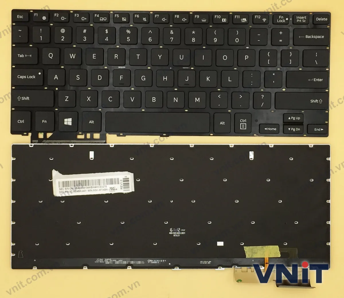 Bàn phím Laptop SAMSUNG notebook 7 spin NP730U3L 740U3L NP740U3L (Có đèn nền)