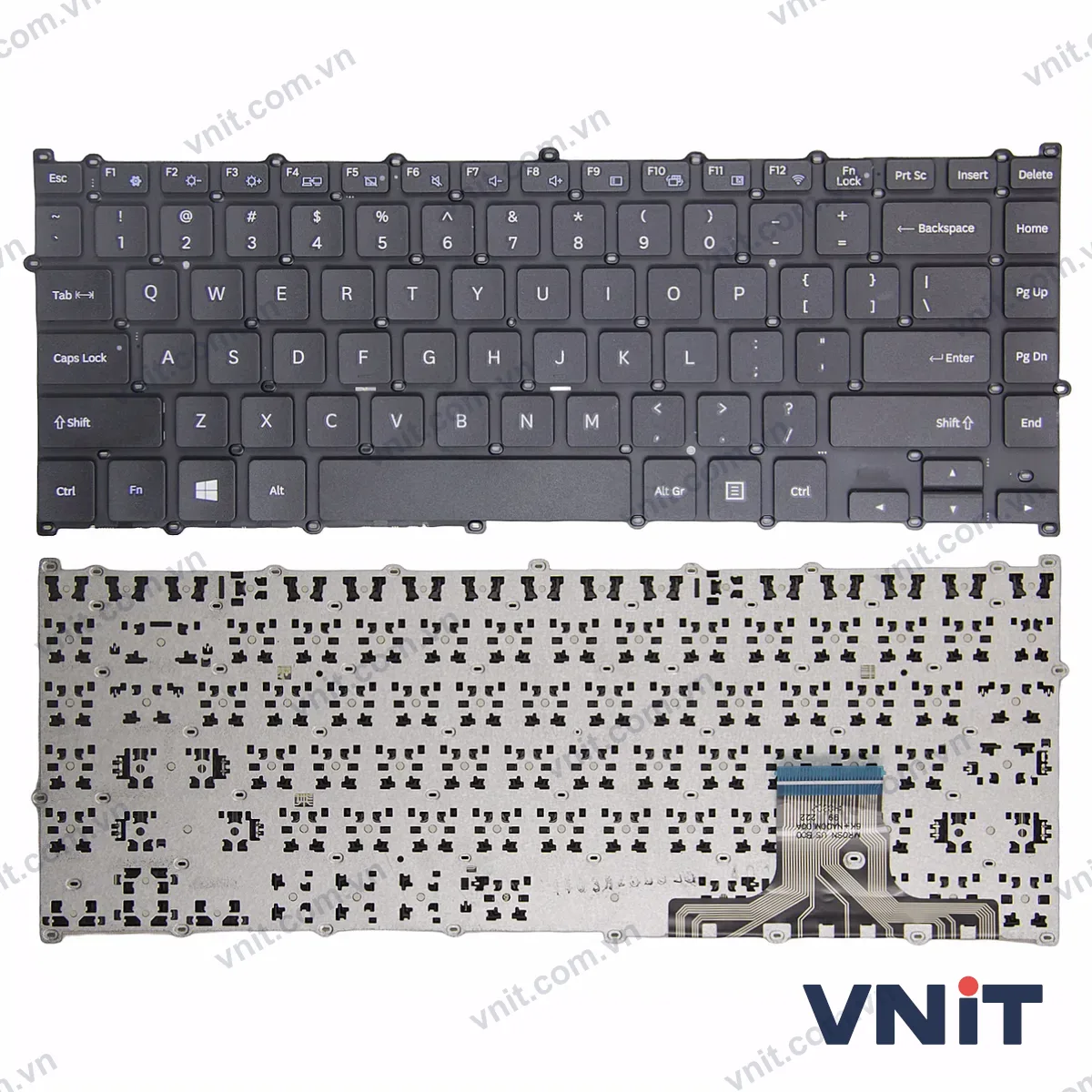 Bàn phím Laptop SAMSUNG NP500R4 NP300E4K (Màu đen)