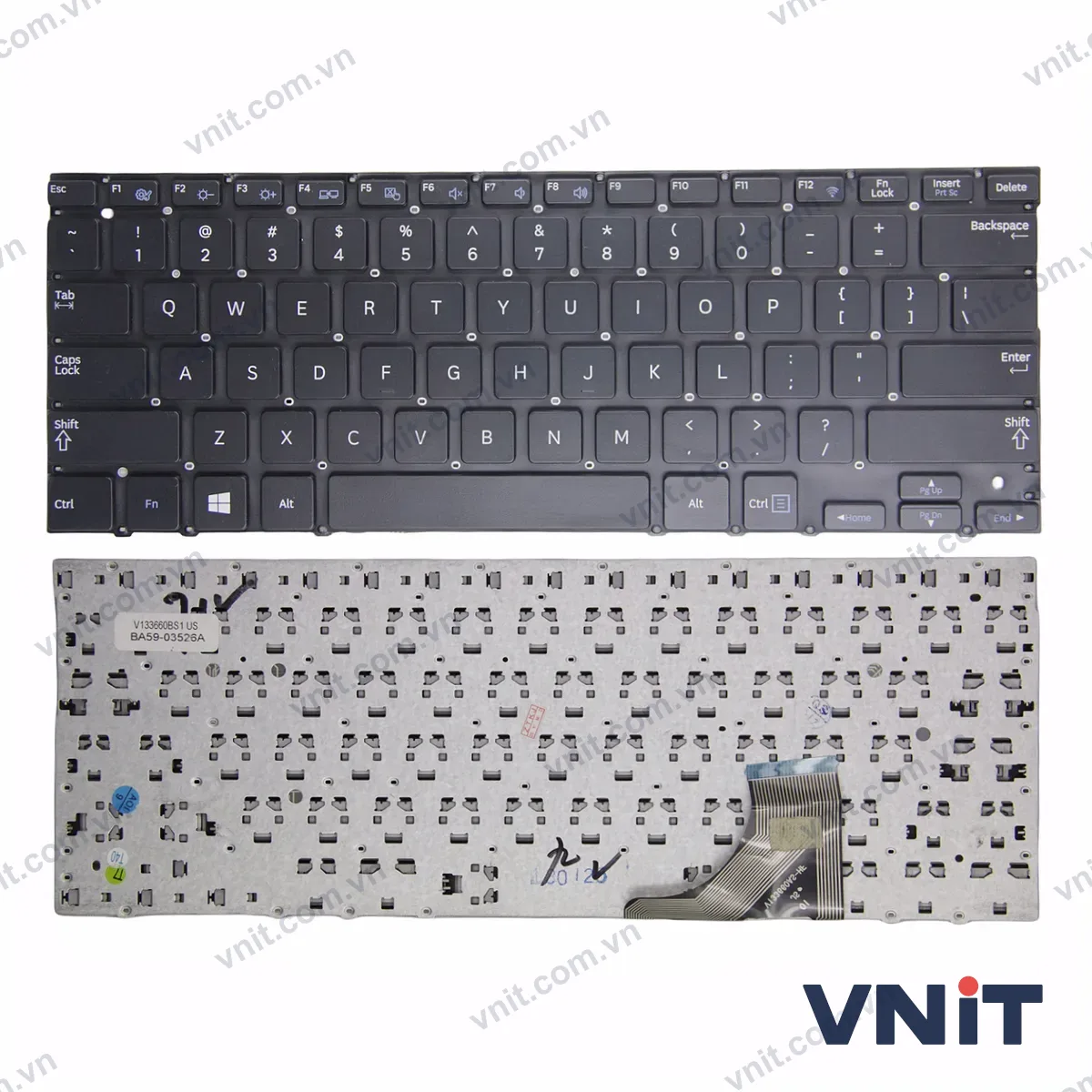 Bàn phím Laptop SAMSUNG NP535U3C NP530U3C NP530U3B NP532U3C NP535U3X NP542U3X NP540U3C (Màu đen)