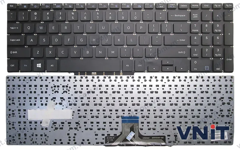Bàn phím Laptop Samsung NP560XBE, NP550XTA, NP300E5K, NP370E5J, NP370B5J, NP3500EK, NP500R5H, NP501R5H (Màu đen)