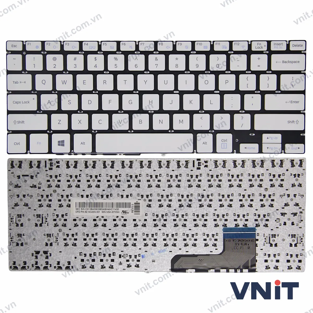 Bàn phím Laptop SAMSUNG NP905S3L NP910S3L NP905S3K NP910S3K NP915S3L (Màu trắng)