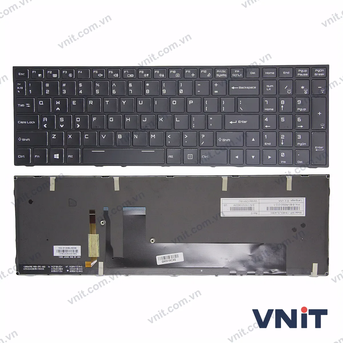Bàn phím Laptop Thunderobot ST Pro P1 P1a RGB (Có đèn nền)