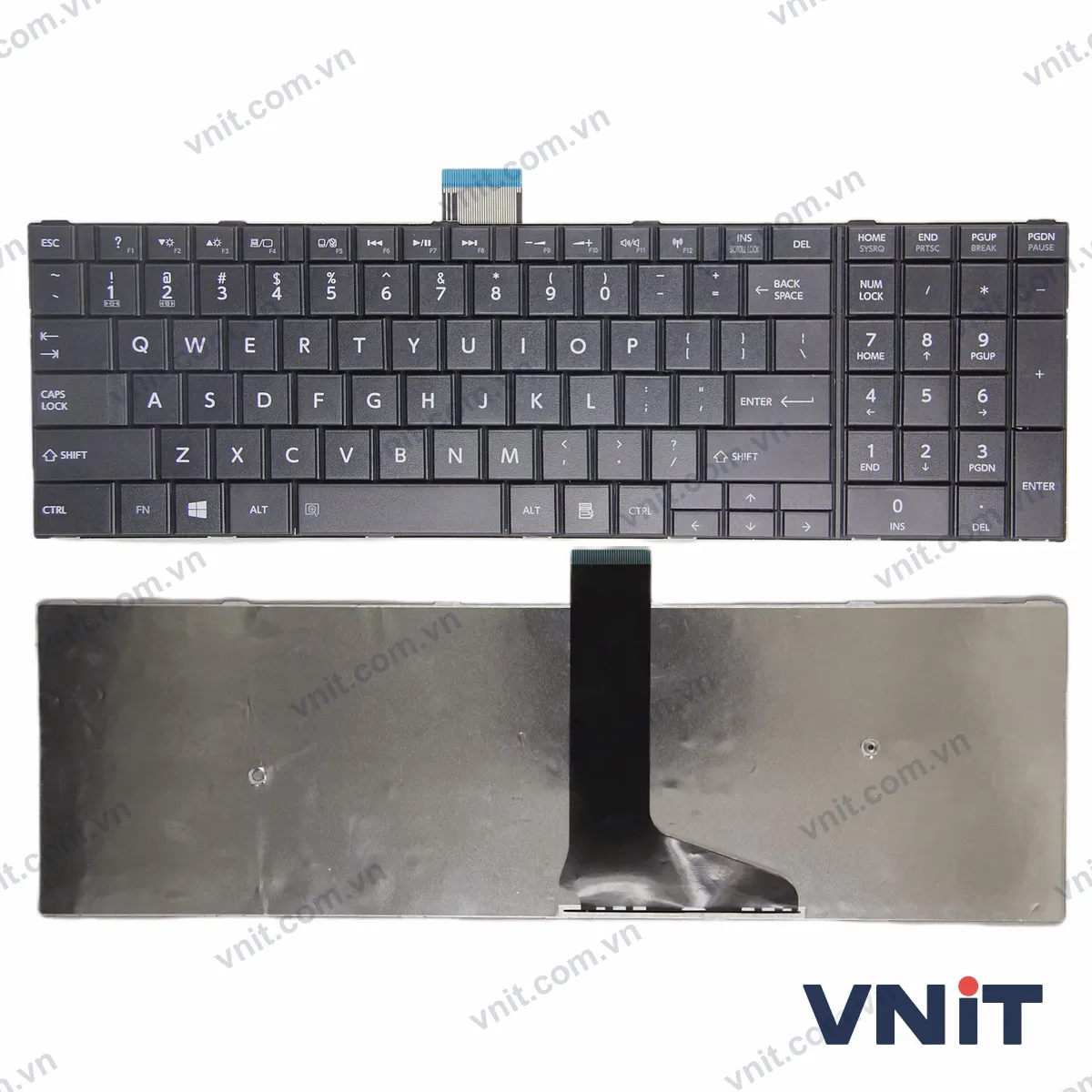 Bàn phím Laptop Toshiba C55D-A C55DT-A C55T-A C50DT-A C50T-A C50D-A C50T-A normal OEM (Màu đen)