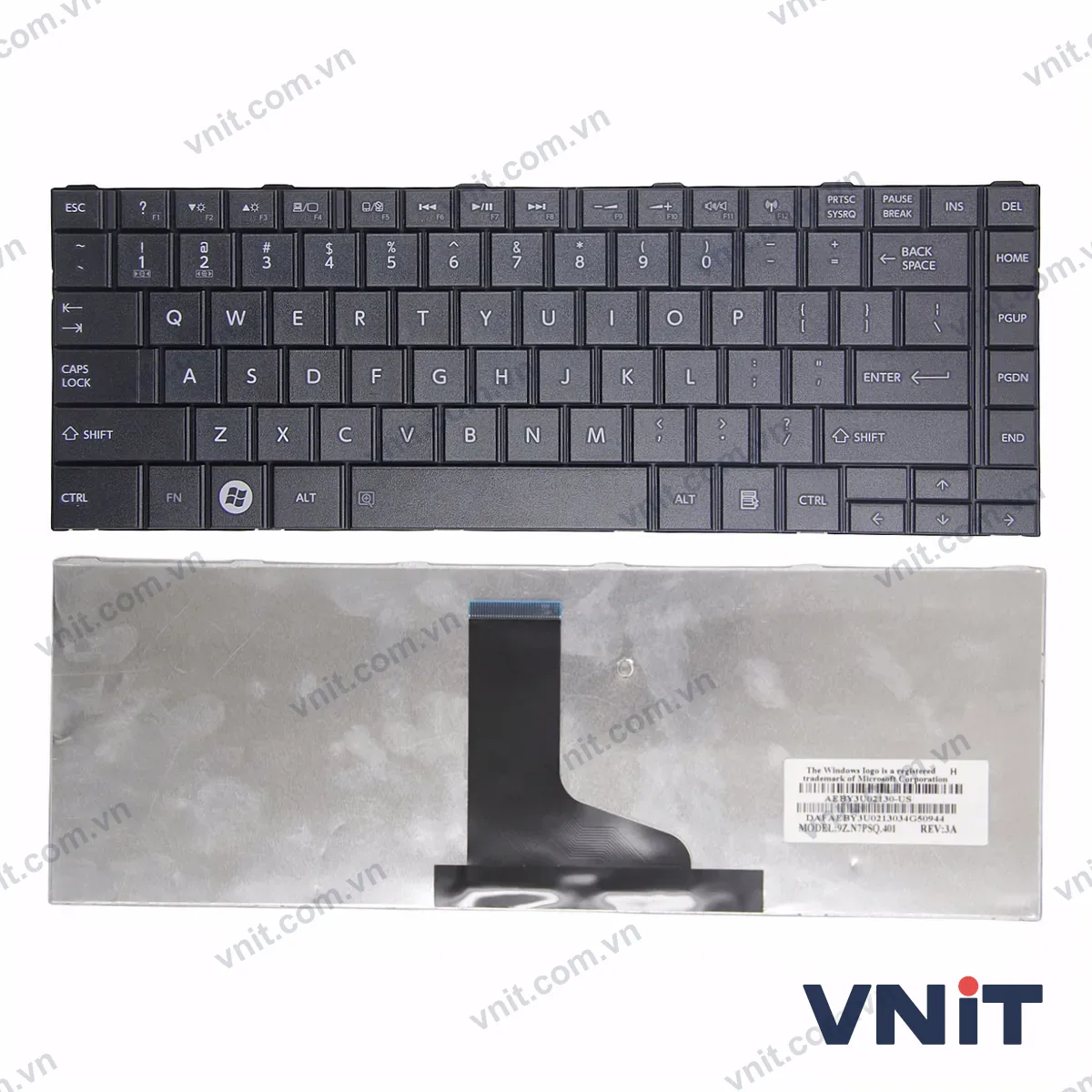 Bàn phím Laptop Toshiba L800 L805 C805D C800 C805 L830 L840 M800 M805 normal