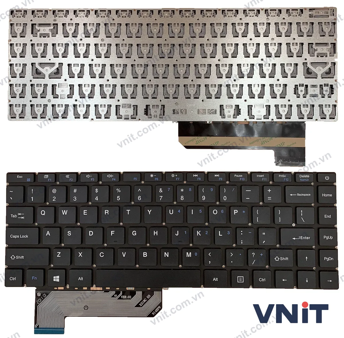 Bàn phím Laptop X318C N14RP9 5CS9 X317H XK-HS305 MB3181017 (Màu đen)