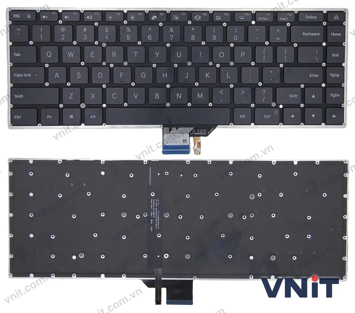 Bàn phím Laptop Xiaomi Pro X 15, XMA2010, XMA2010-AA, XMA2010-AJ (Có đèn nền) (Màu đen)