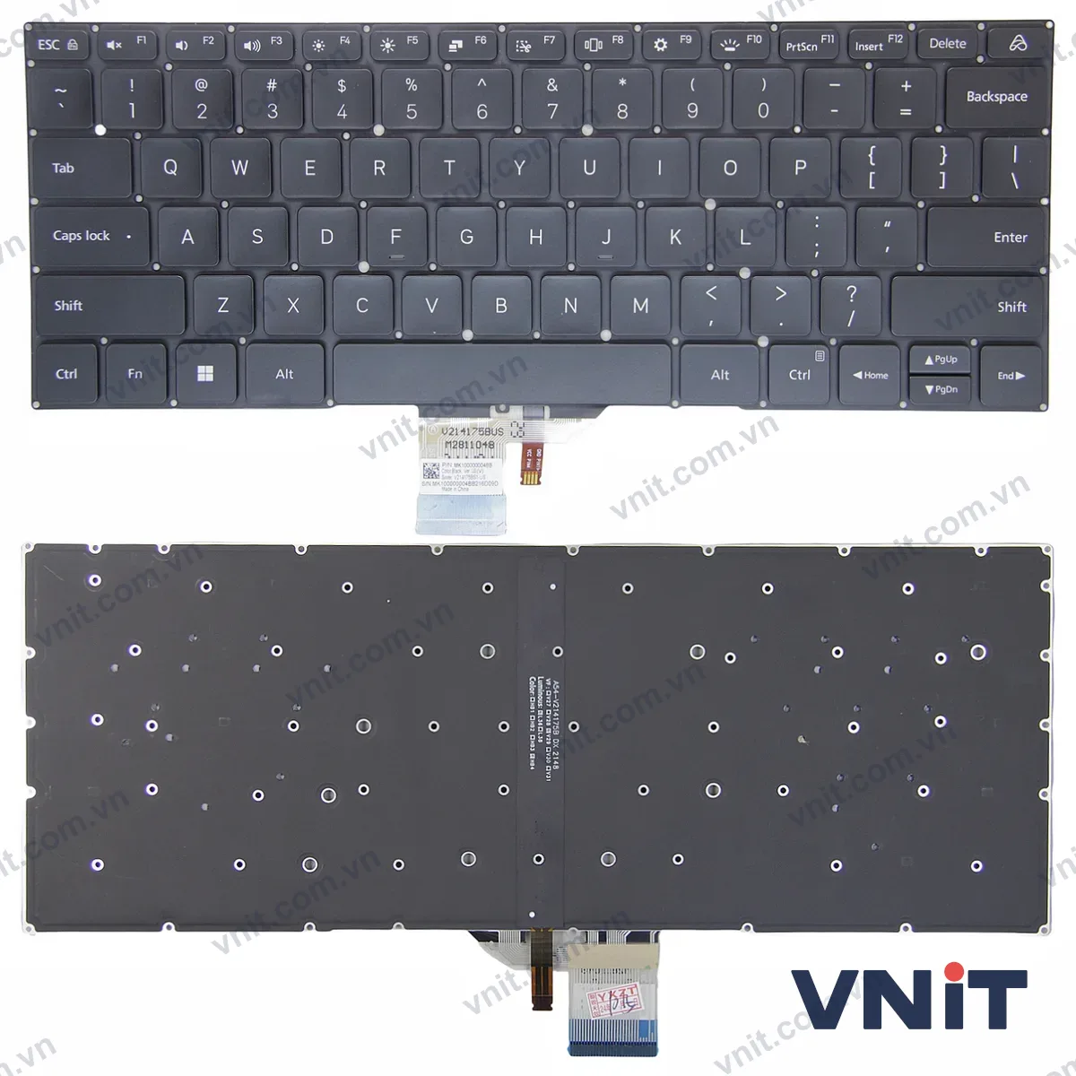 Bàn phím Laptop Xiaomi RedmiBook Pro MIA2207-AI MIA2207-BI MIA2207-BD (Có đèn nền)