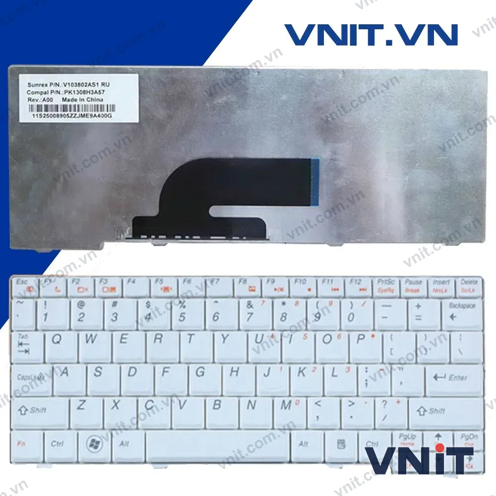 Bàn Phím Lenovo S10-2 Màu Trắng - Keyboard Lenovo S10-2