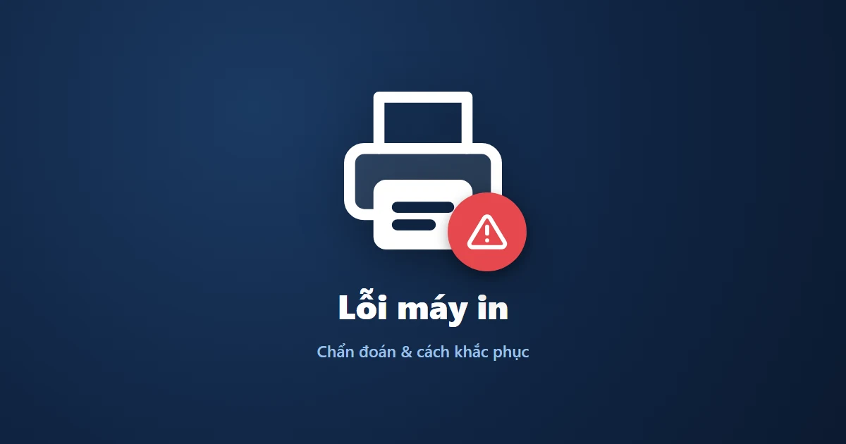 Lỗi cụm sấy (fuser) máy in laser: HP 50.x, Canon E000, Brother Error 50 — cách xử lý