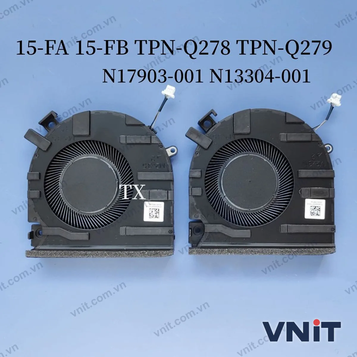 Bộ Quạt tản nhiệt CPU GPU laptop HP Victus 15-FA FB TPN-Q278 TPN-Q279
