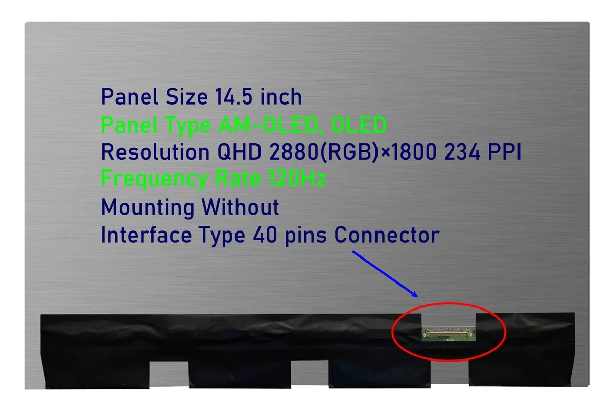 Màn hình Laptop 14.5" QHD OLED 120Hz 40pin - ATNA45AF04-0